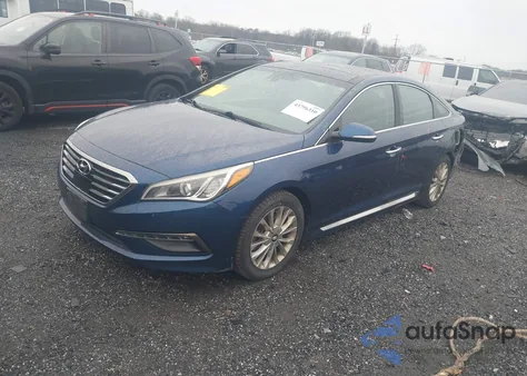 2015 Hyundai Sonata Limited from USA, damaged, VIN 5NPE34AFXFH252406